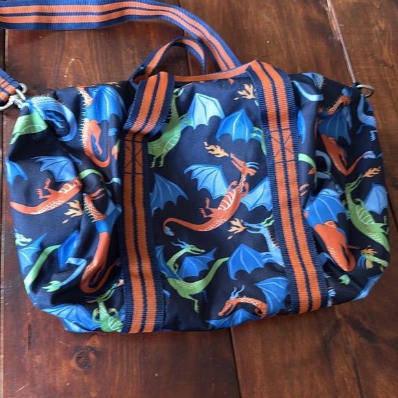Pottery Barn Kids Dragon Print Overnight Duffle - Picture 2 of 5